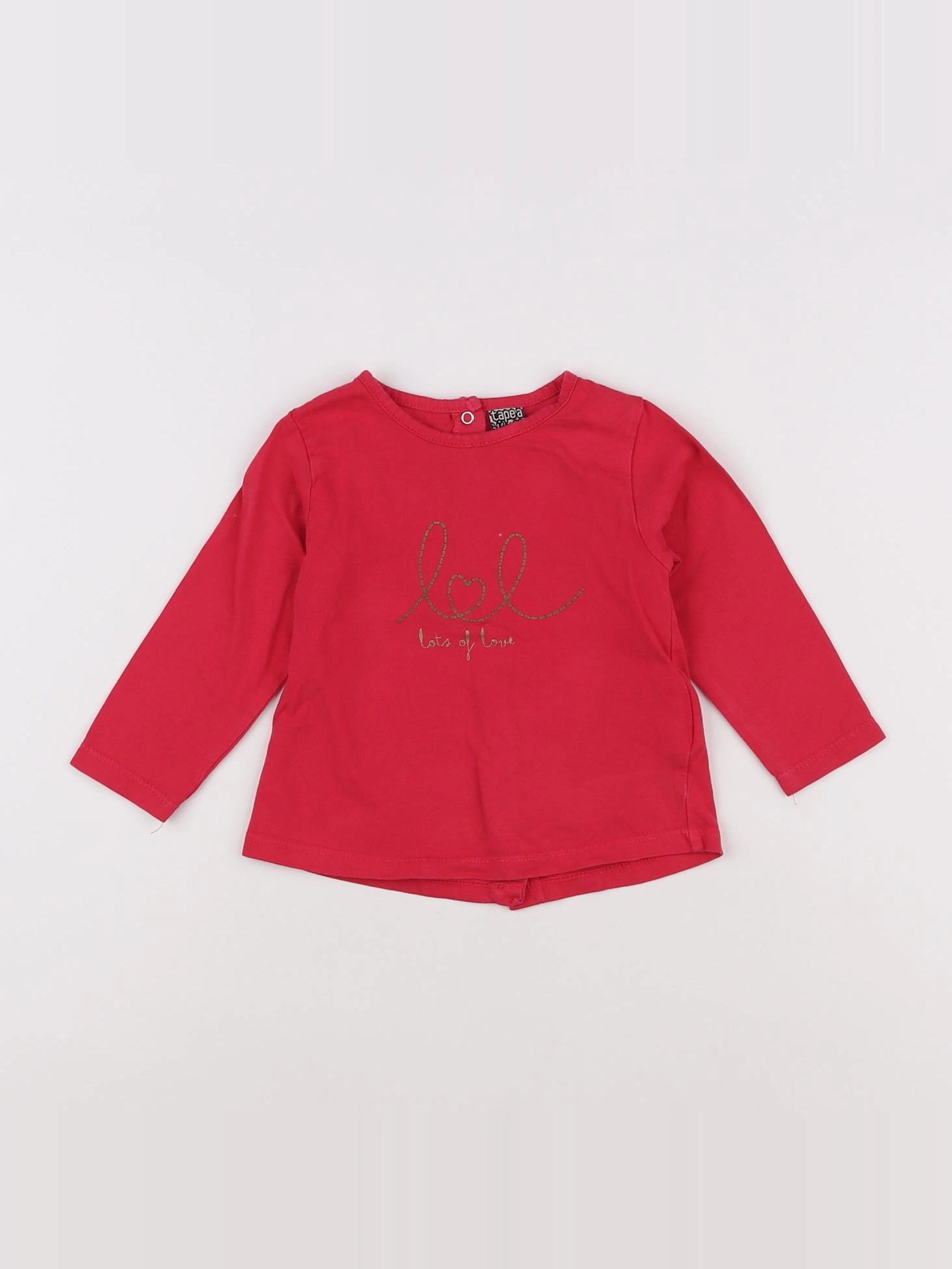 Tape à l'oeil - tee-shirt rose - 12 mois