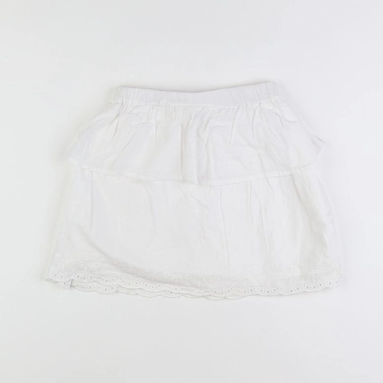 Vertbaudet - jupe blanc - 10 ans