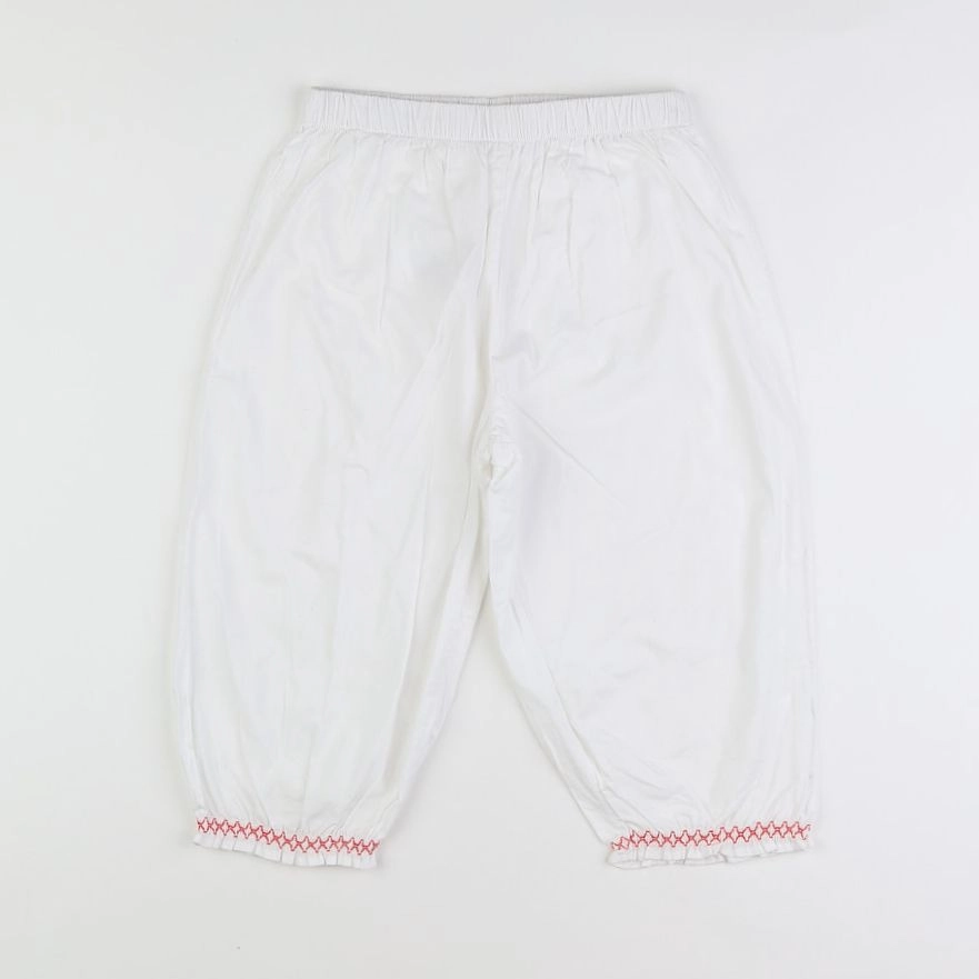 Vertbaudet - pantalon blanc - 12 ans