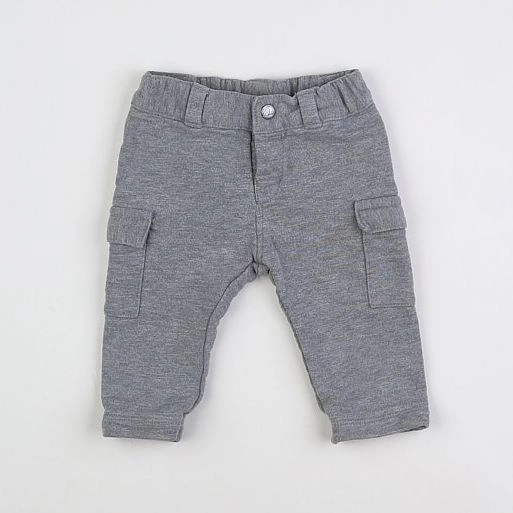 Petit Bateau - jogging gris - 3 mois