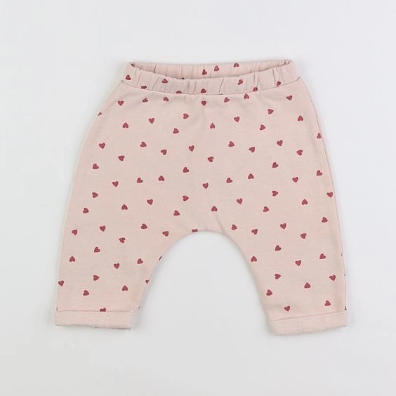 Vertbaudet - jogging rose - 6 mois