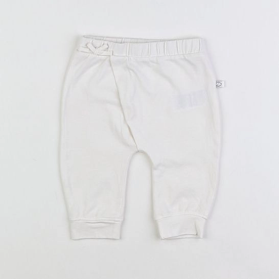 Vertbaudet - pantalon blanc - 6 mois