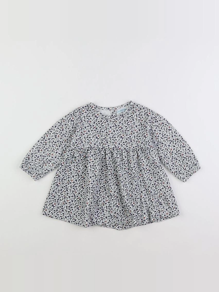 Vertbaudet - robe bleu - 18 mois