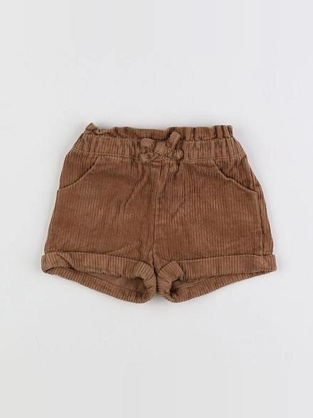 Vertbaudet - short marron - 6 mois