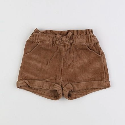 Vertbaudet - short marron - 6 mois
