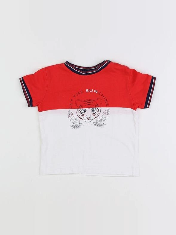 Mayoral - tee-shirt rouge - 9 mois