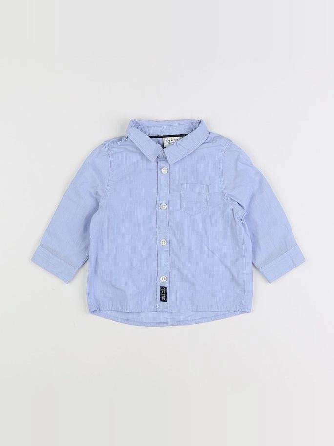 Tape à l'oeil - chemise bleu - 9 mois