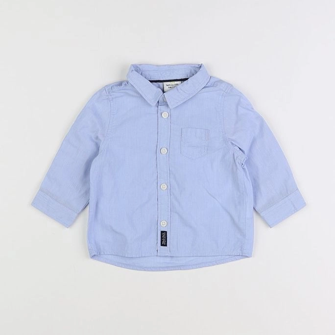 Tape à l'oeil - chemise bleu - 9 mois