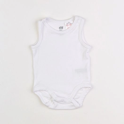 H&M - body blanc - 3 mois