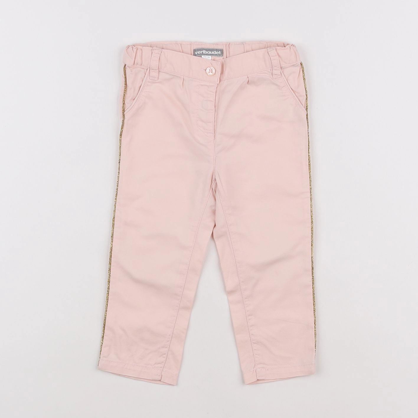 Vertbaudet - pantalon rose - 18 mois