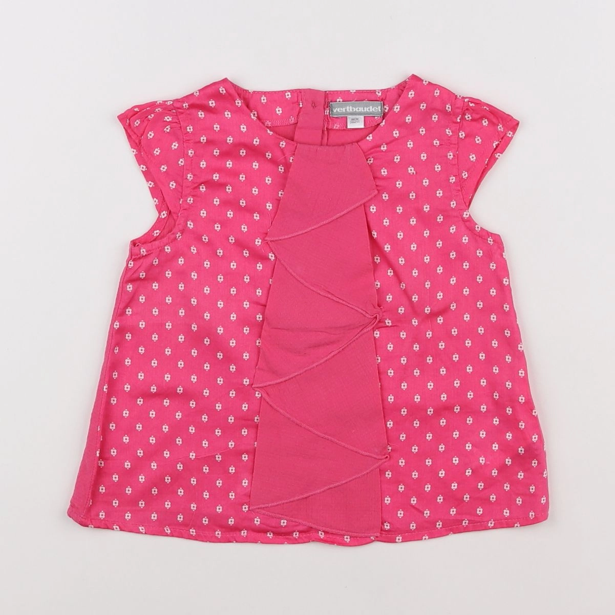 Vertbaudet - blouse rose - 2 ans