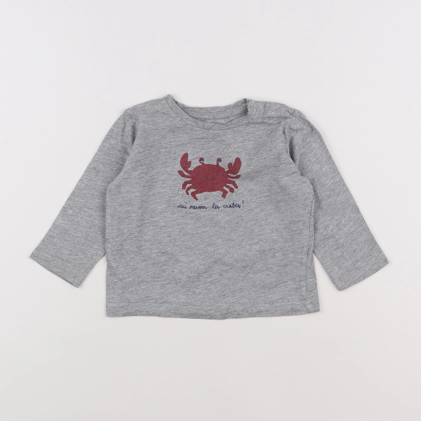 Boutchou - tee-shirt gris - 12 mois