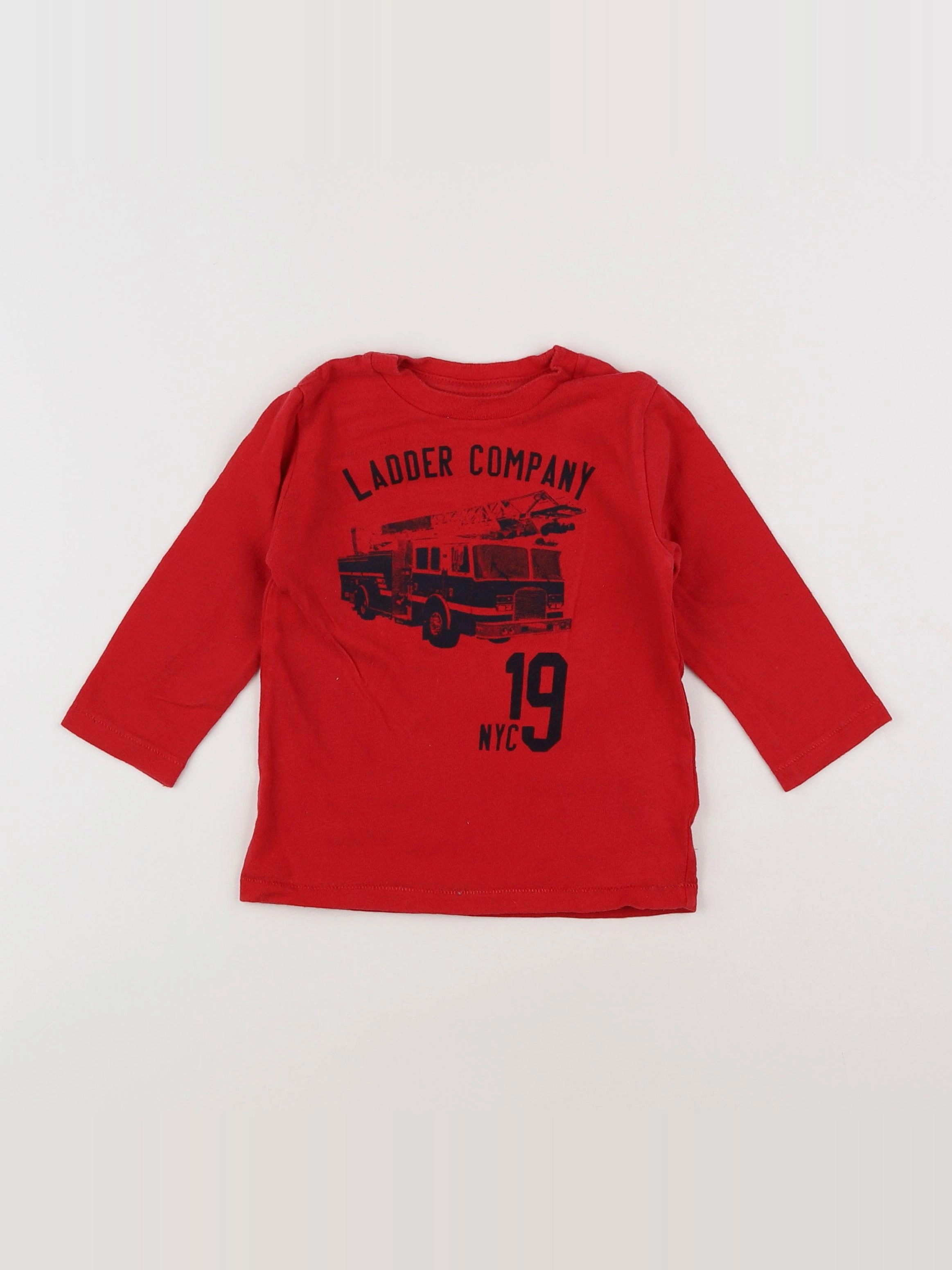 GAP - tee-shirt rouge - 12/18 mois