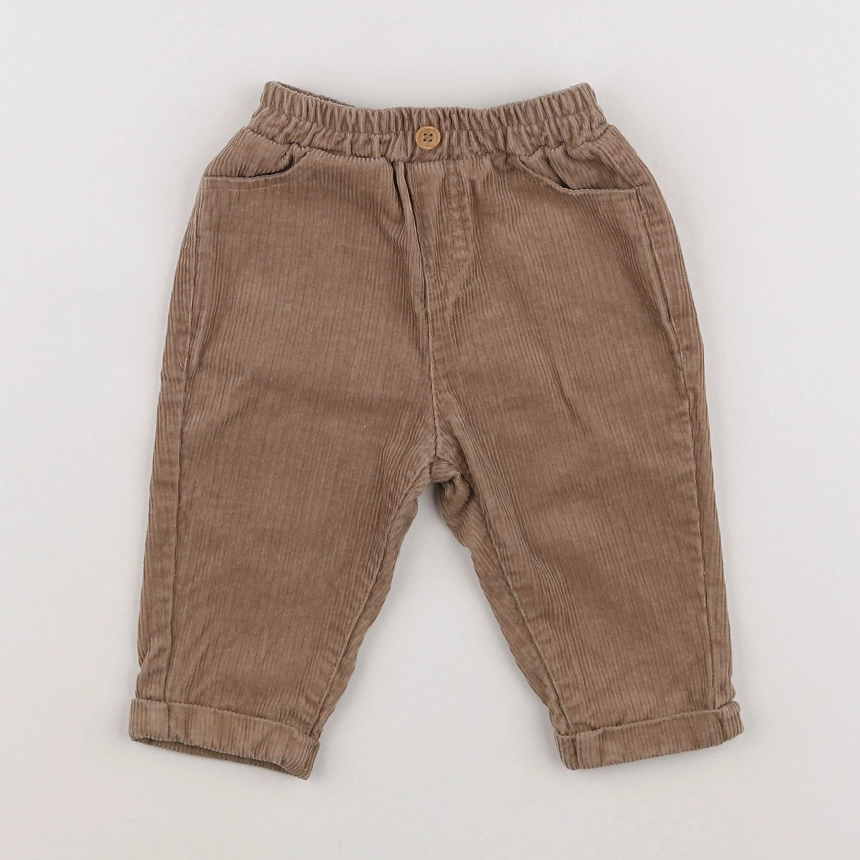 Vertbaudet - pantalon marron - 6 mois