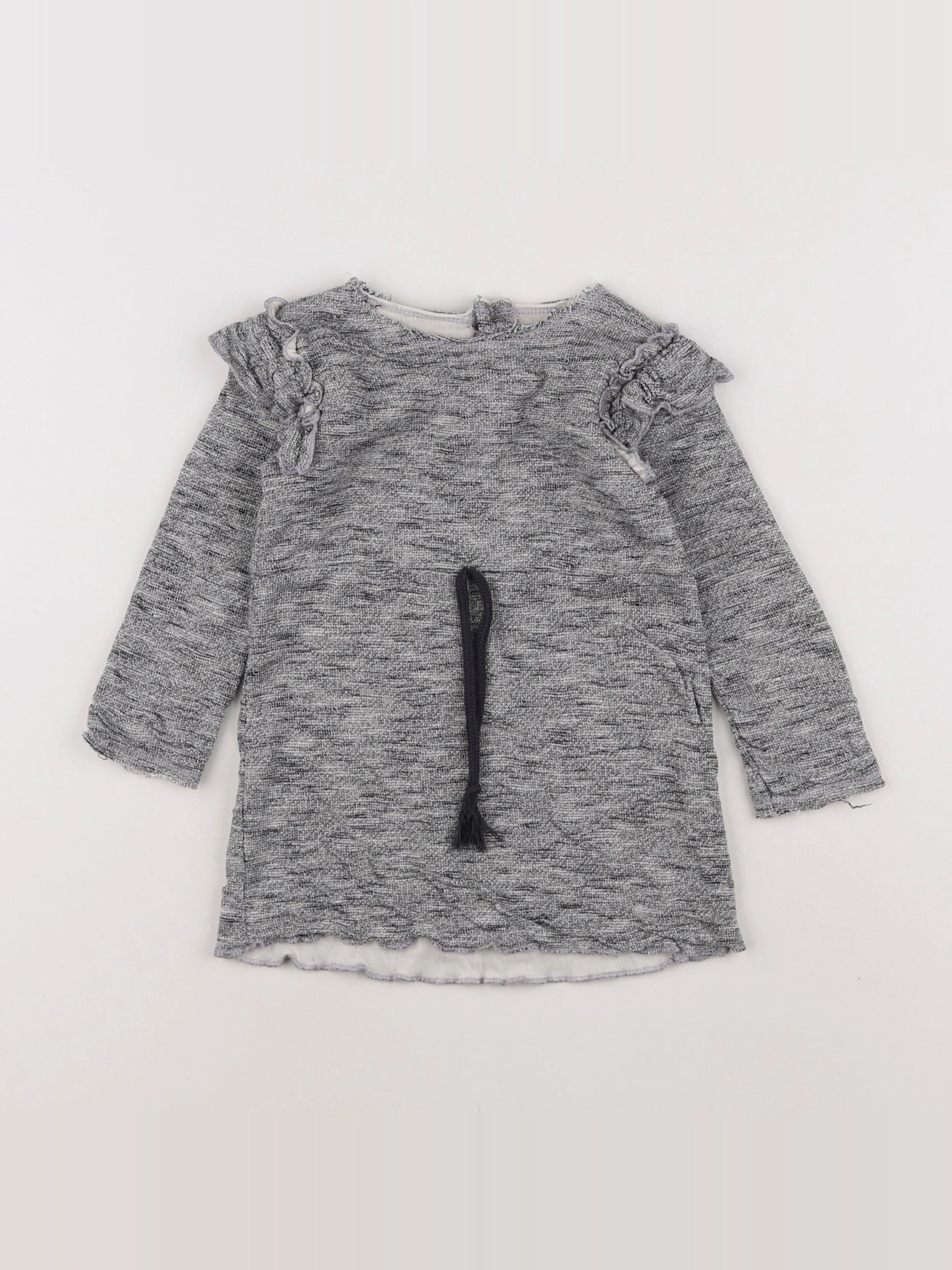Message in the bottle  - robe gris - 12 mois
