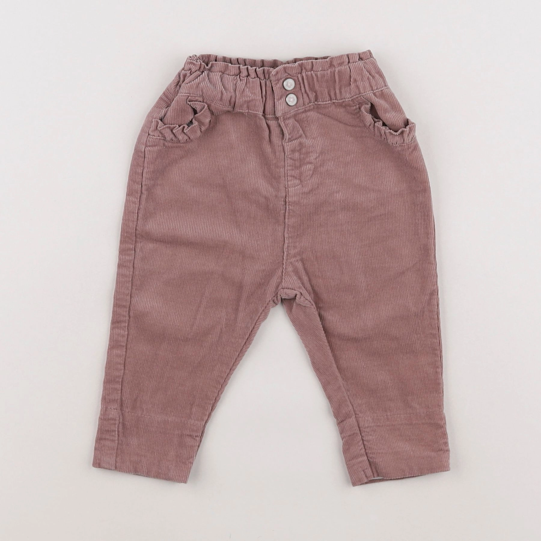 Vertbaudet - pantalon beige - 3 mois