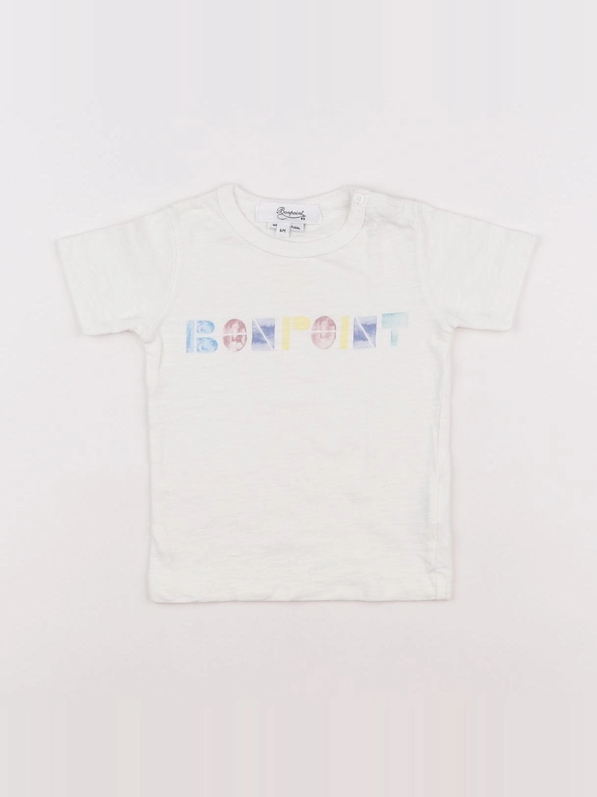 Bonpoint - tee-shirt blanc - 6 mois