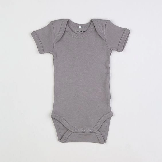 Name it - body gris - 0/1 mois