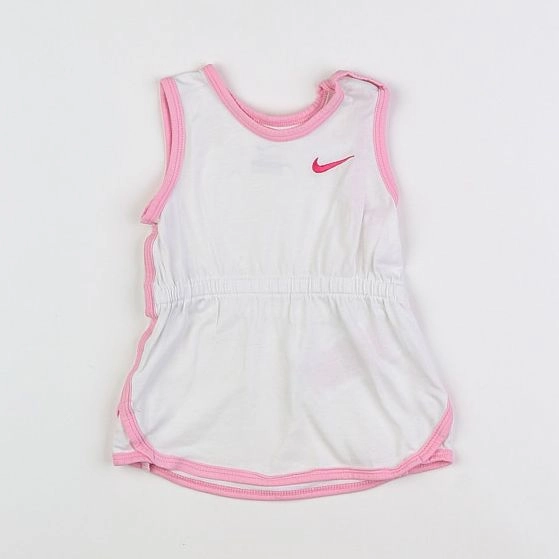 Nike - robe blanc, rose - 3/6 mois