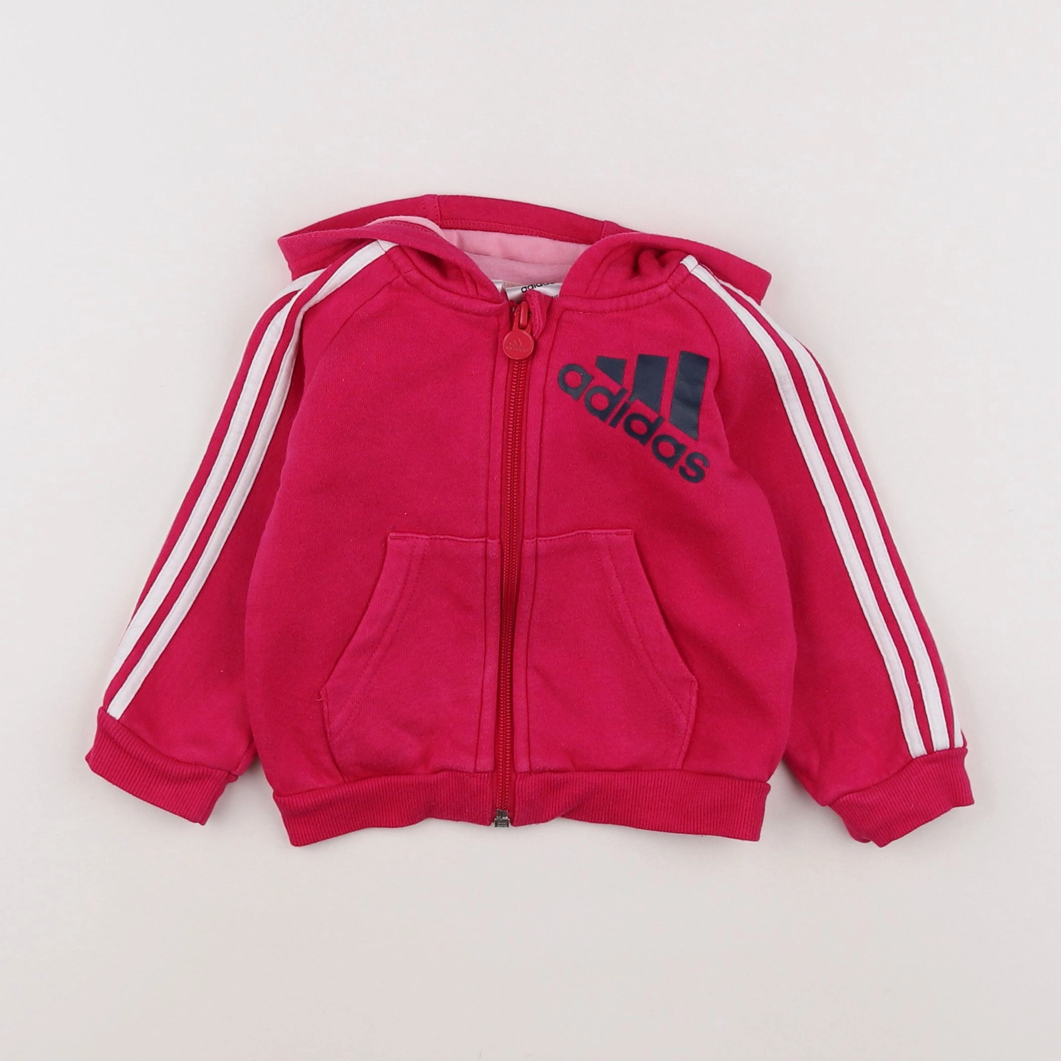 Adidas - sweat rose - 6/9 mois