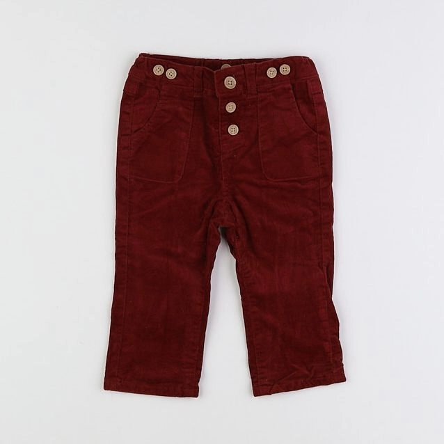 Tape à l'oeil - pantalon rouge - 12 mois