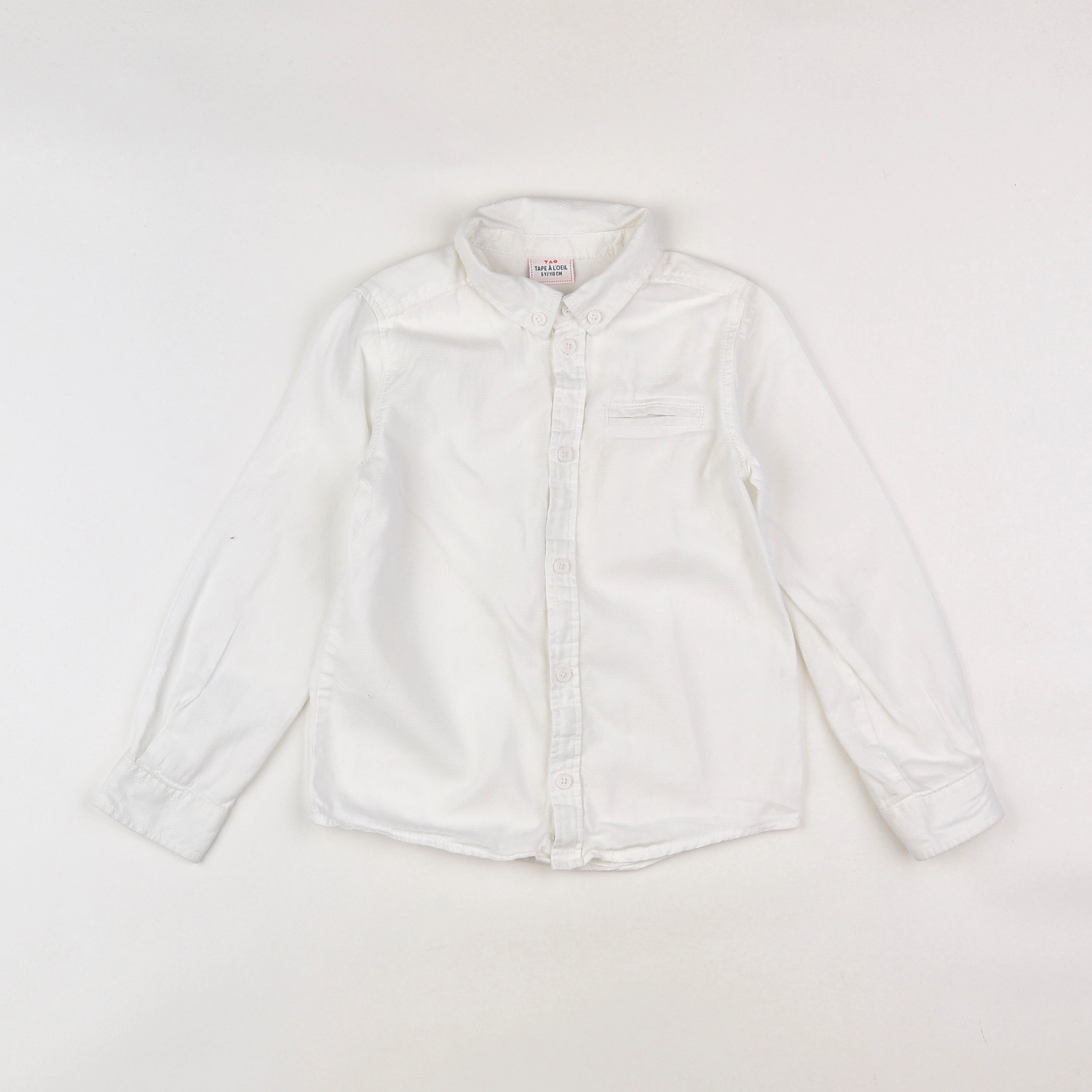 Tape à l'oeil - chemise blanc - 5 ans