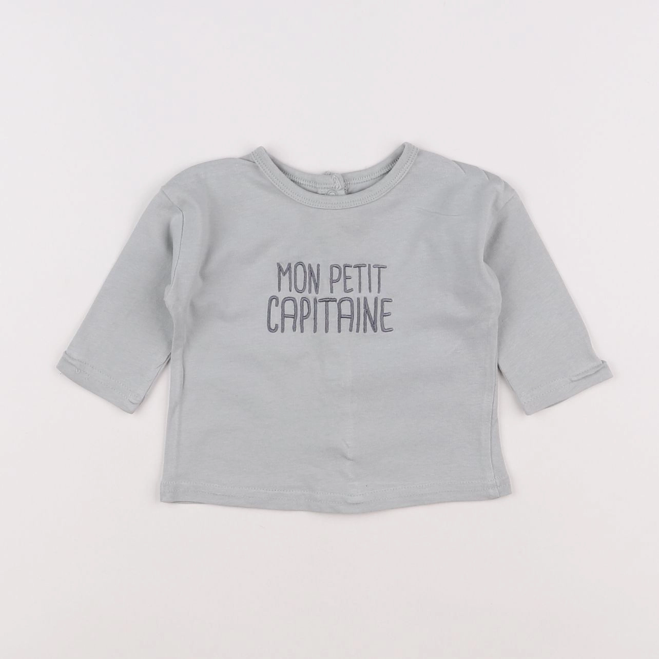 Vertbaudet - tee-shirt gris - 3 mois
