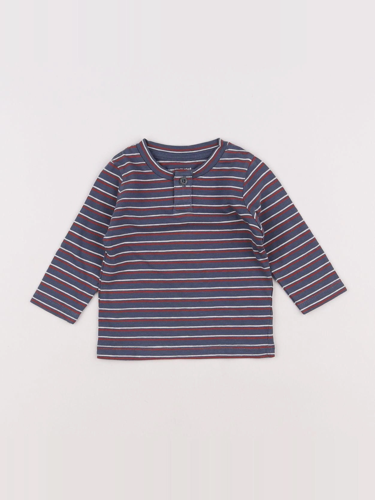 Vertbaudet - tee-shirt gris - 3 mois
