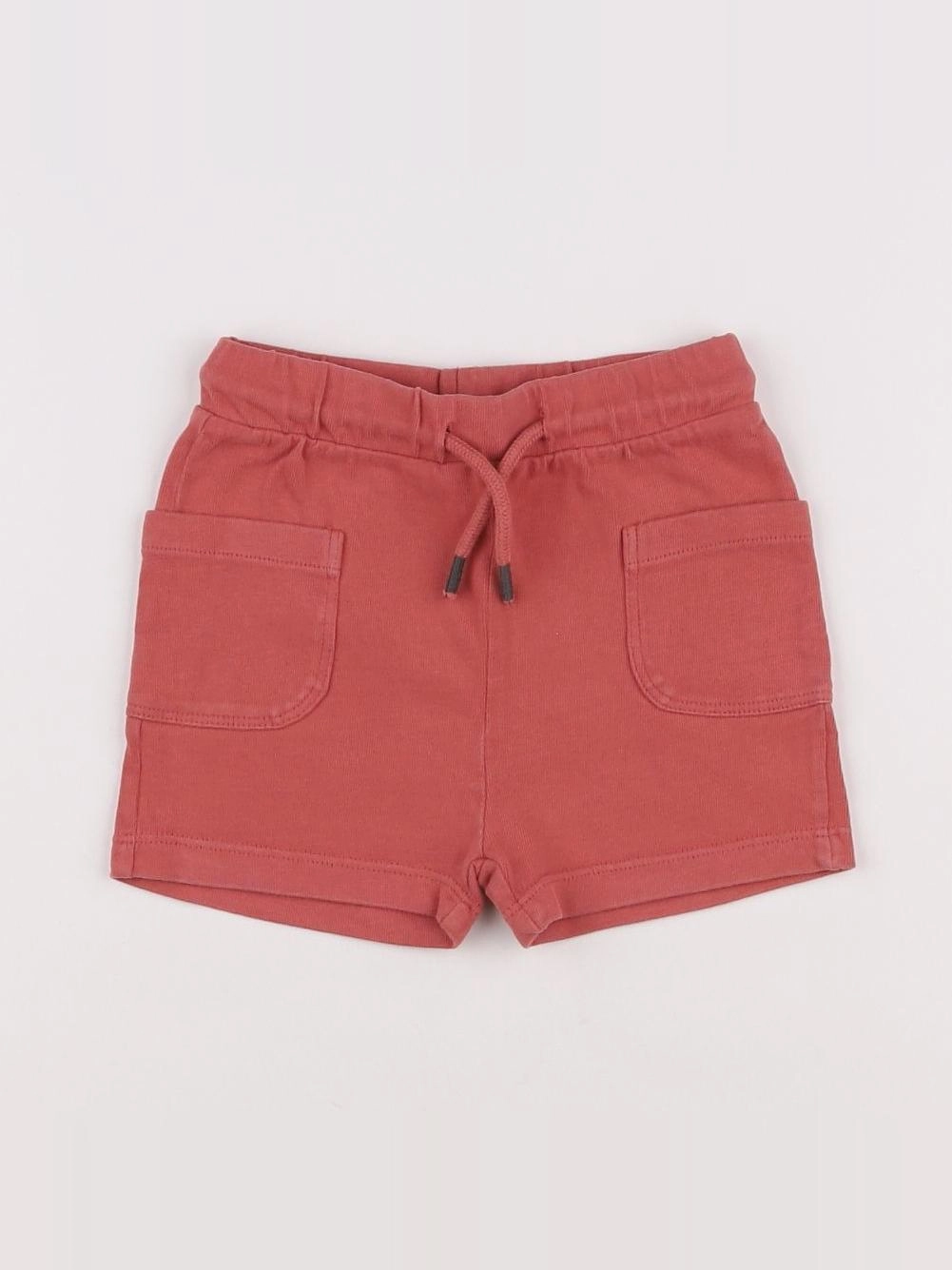 Vertbaudet - short rouge - 9/12 mois