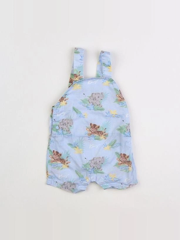 Kenzo - salopette coton bleu - 3 mois