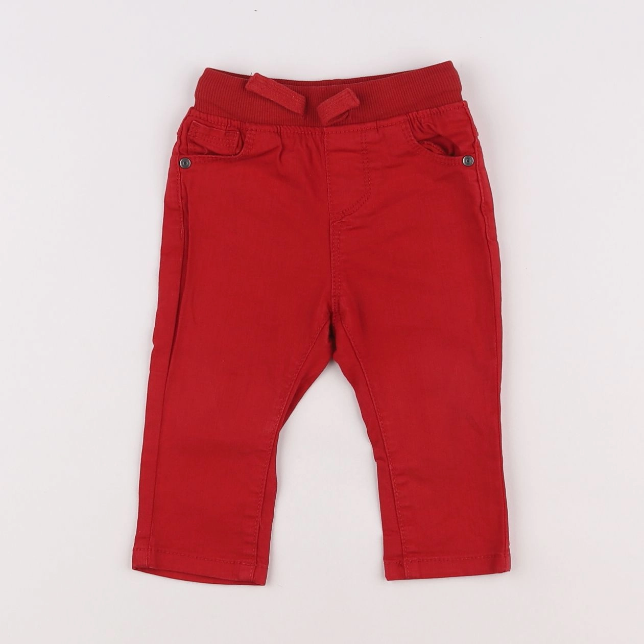 Tape à l'oeil - pantalon rouge - 12 mois