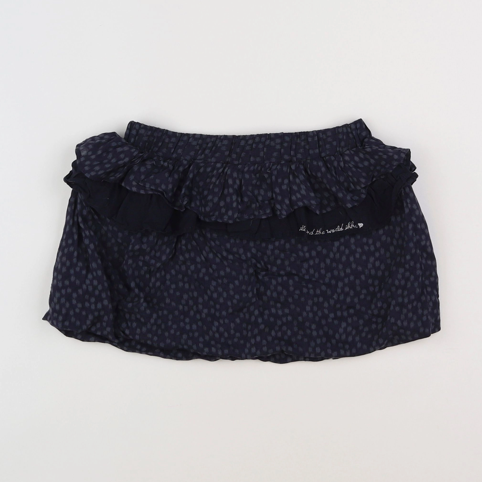 IKKS - jupe taupe, noir - 5 ans
