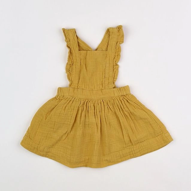 Vertbaudet - robe jaune - 9 mois