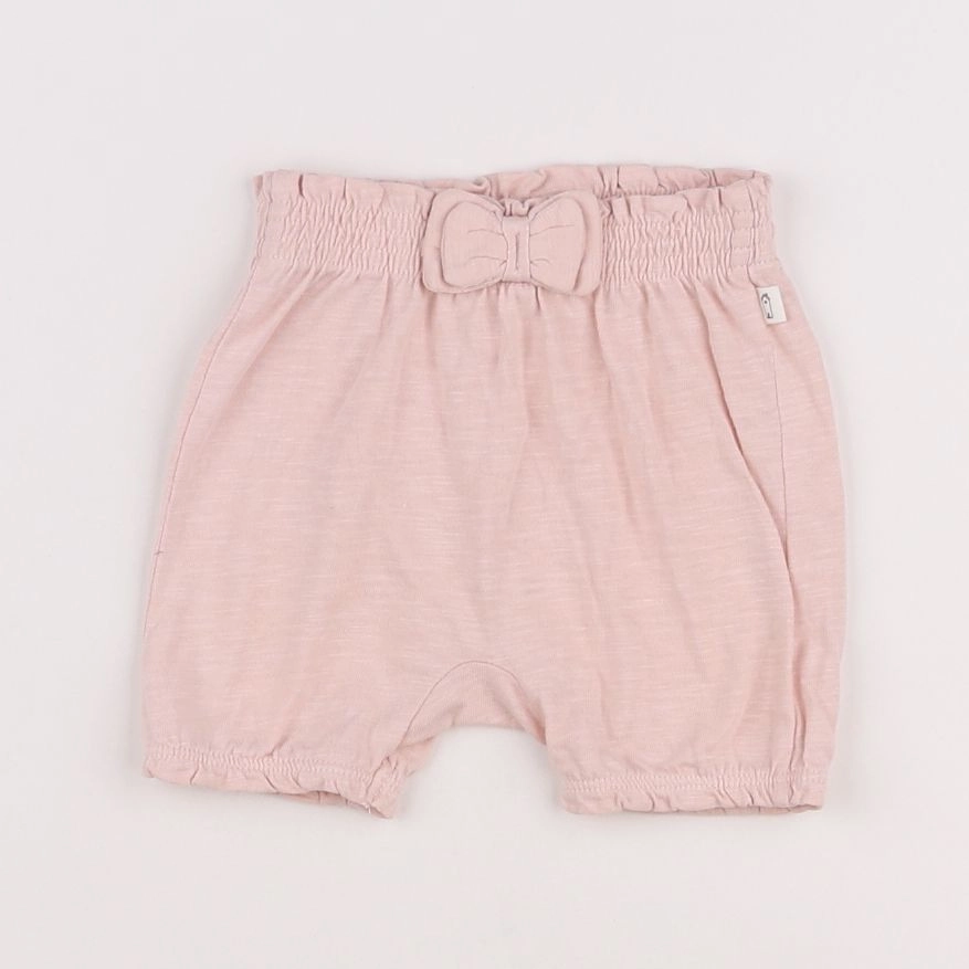 Tape à l'oeil - short rose - 3 mois