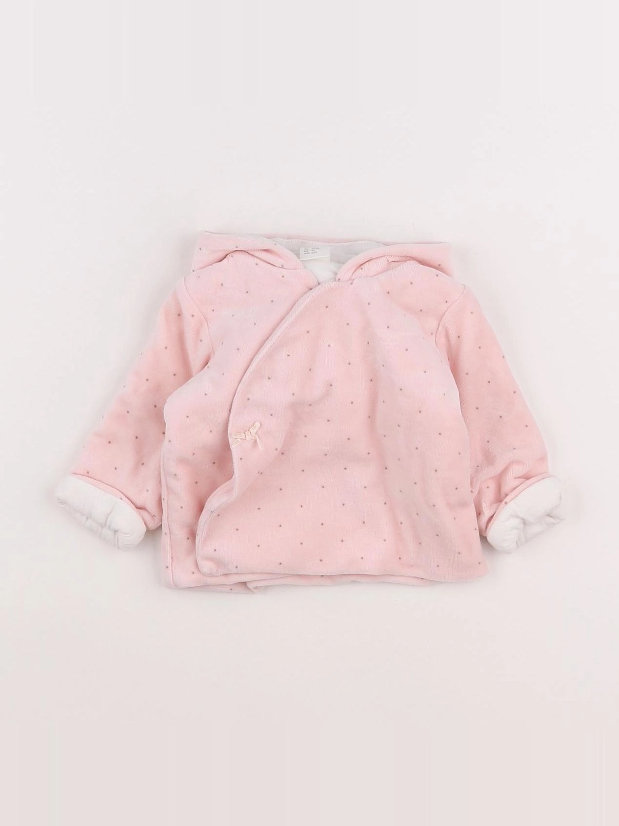 H&M - veste rose - 3 mois