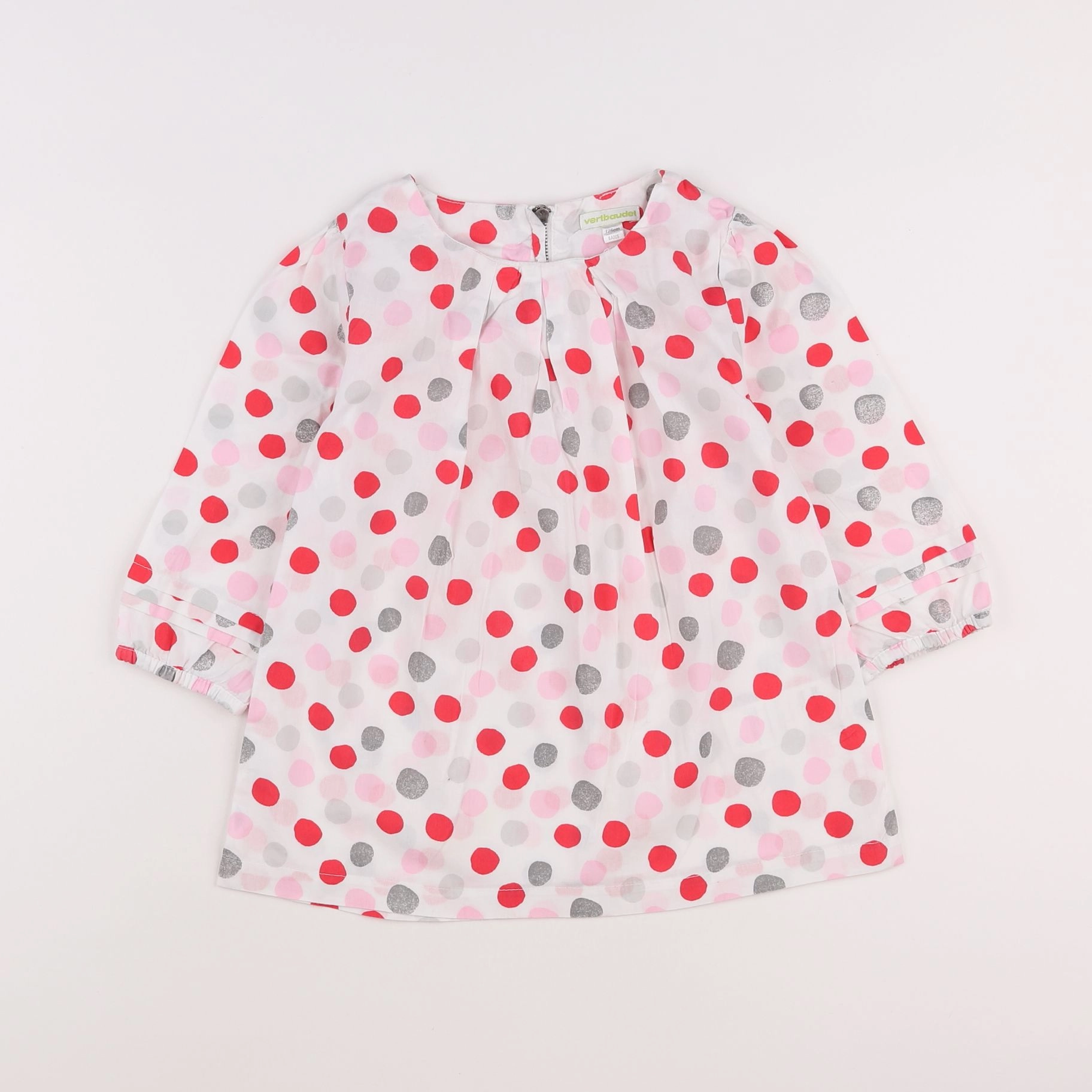 Vertbaudet - blouse multicolore - 8 ans