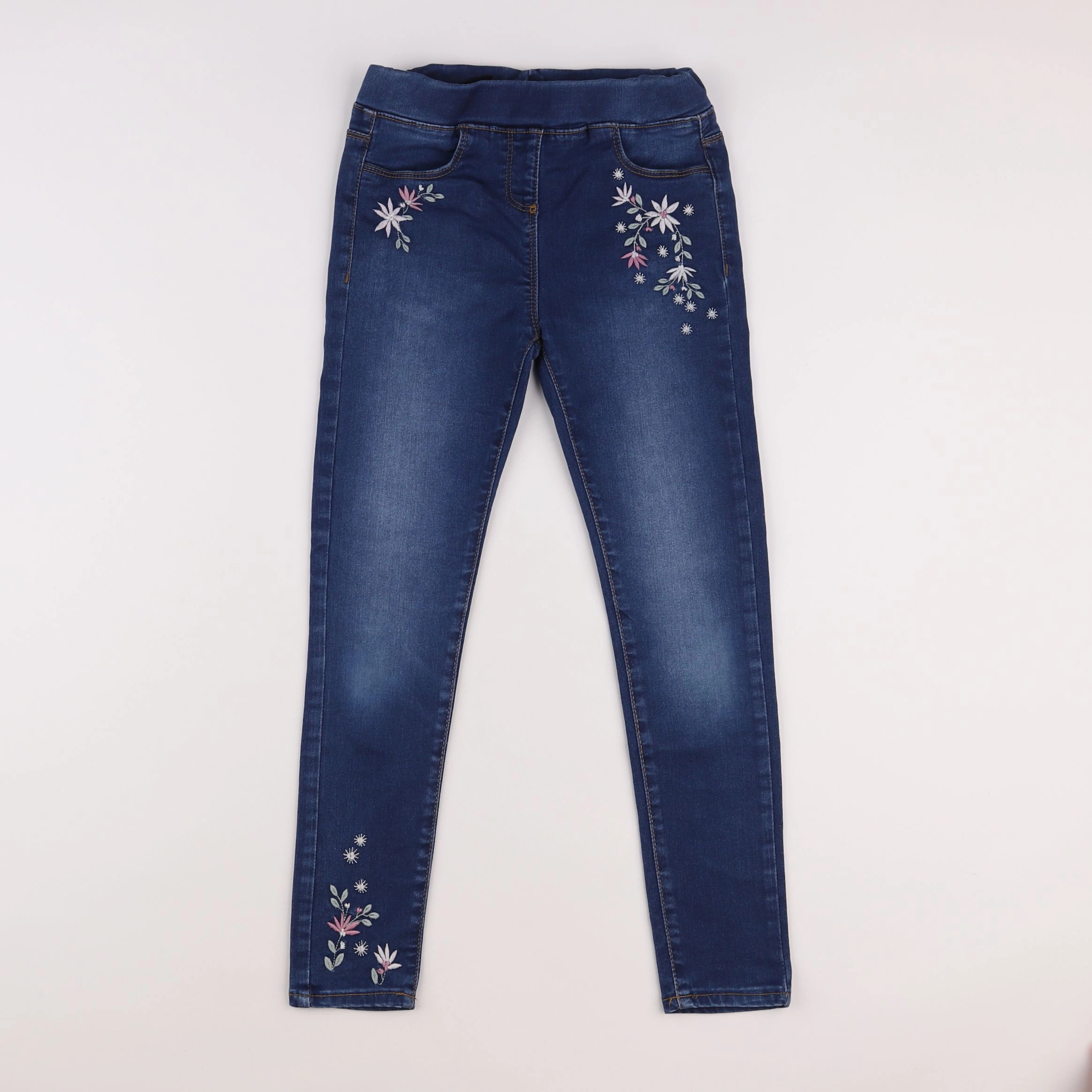 Vertbaudet - jegging bleu - 9 ans