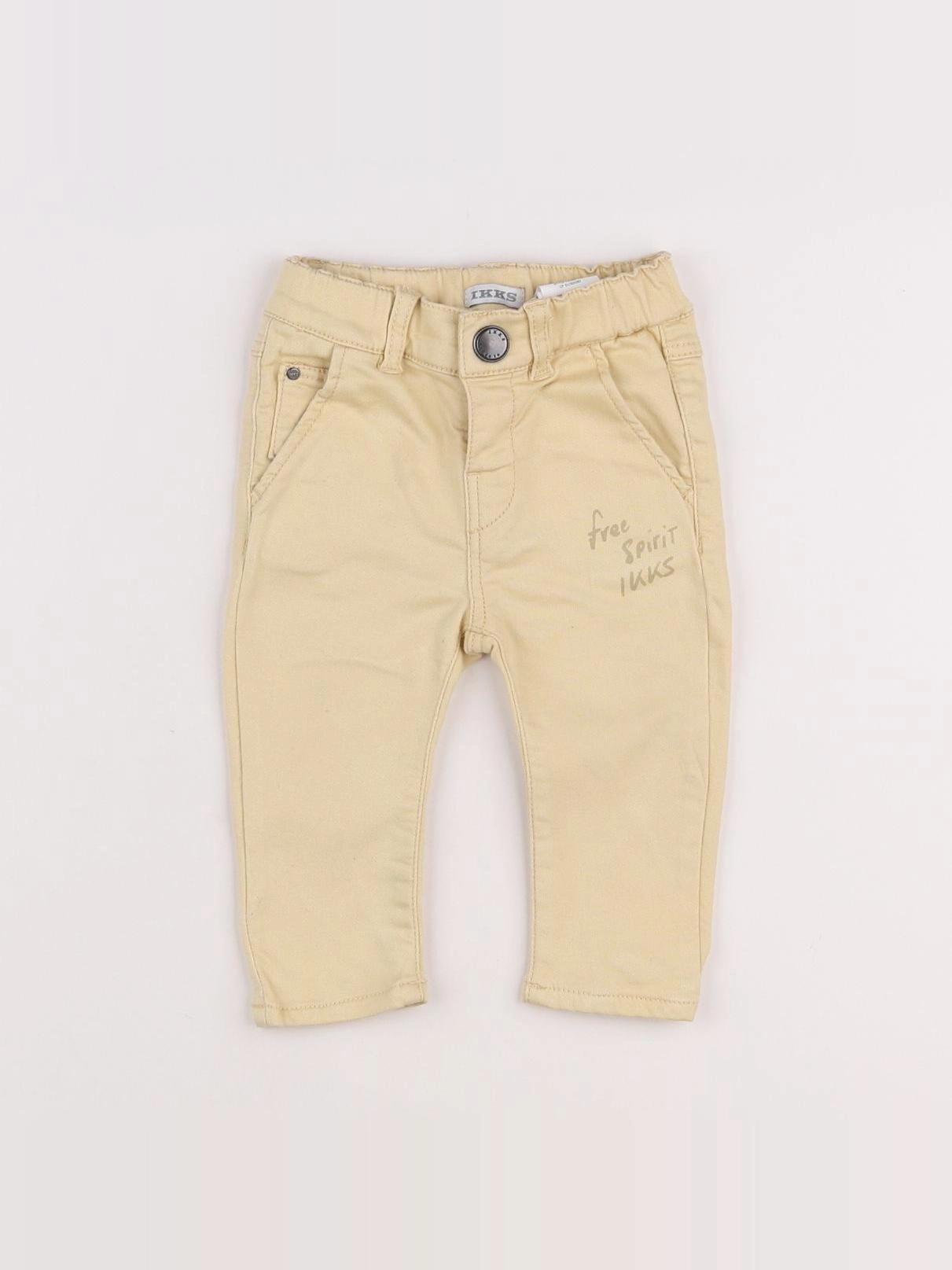 IKKS - pantalon jaune - 6 mois