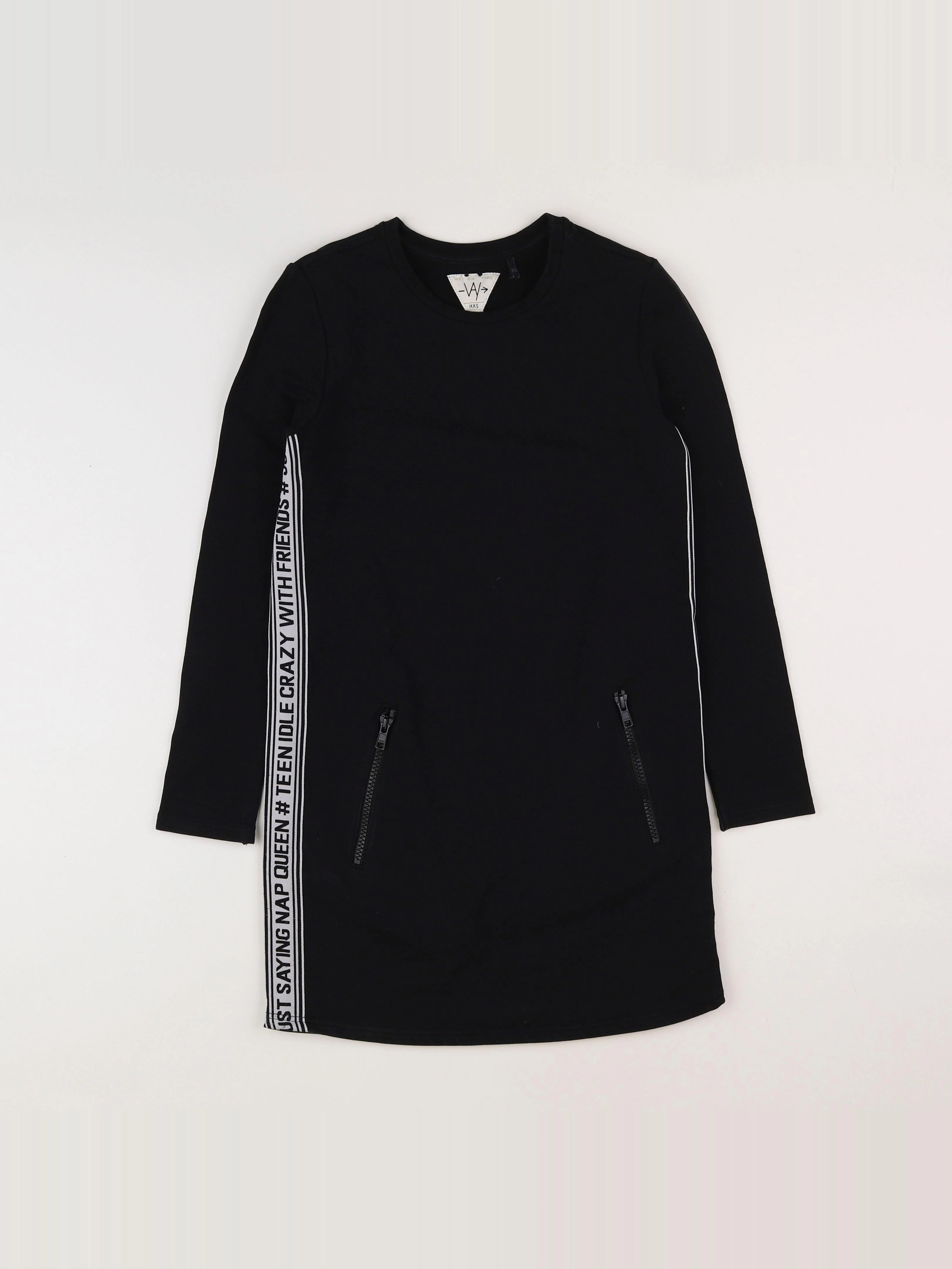 IKKS - robe noir - 10 ans