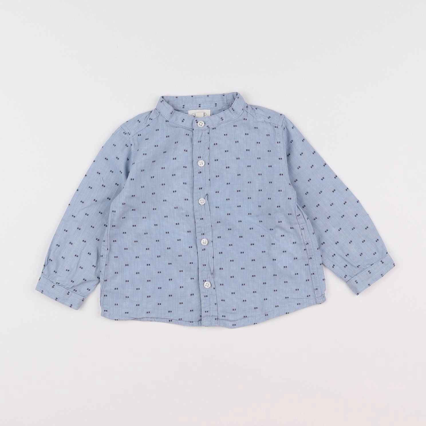 Gocco - chemise bleu - 9/12 mois