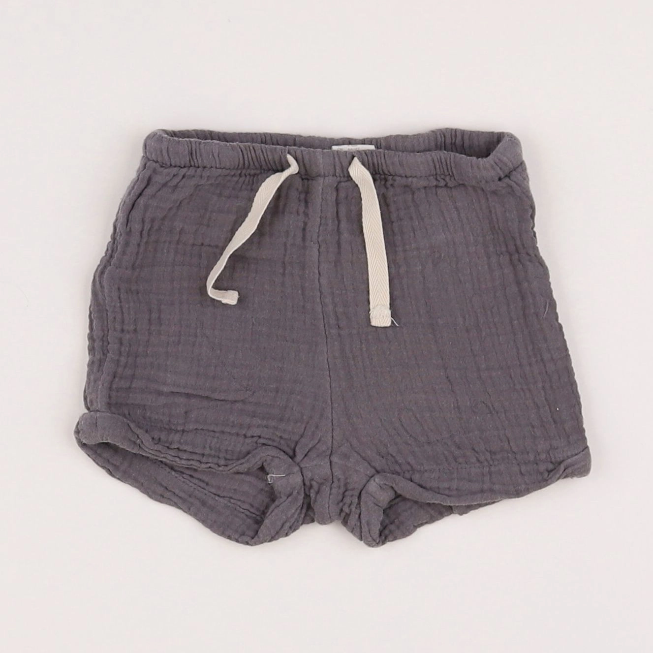 H&M - short taupe - 3/6 mois