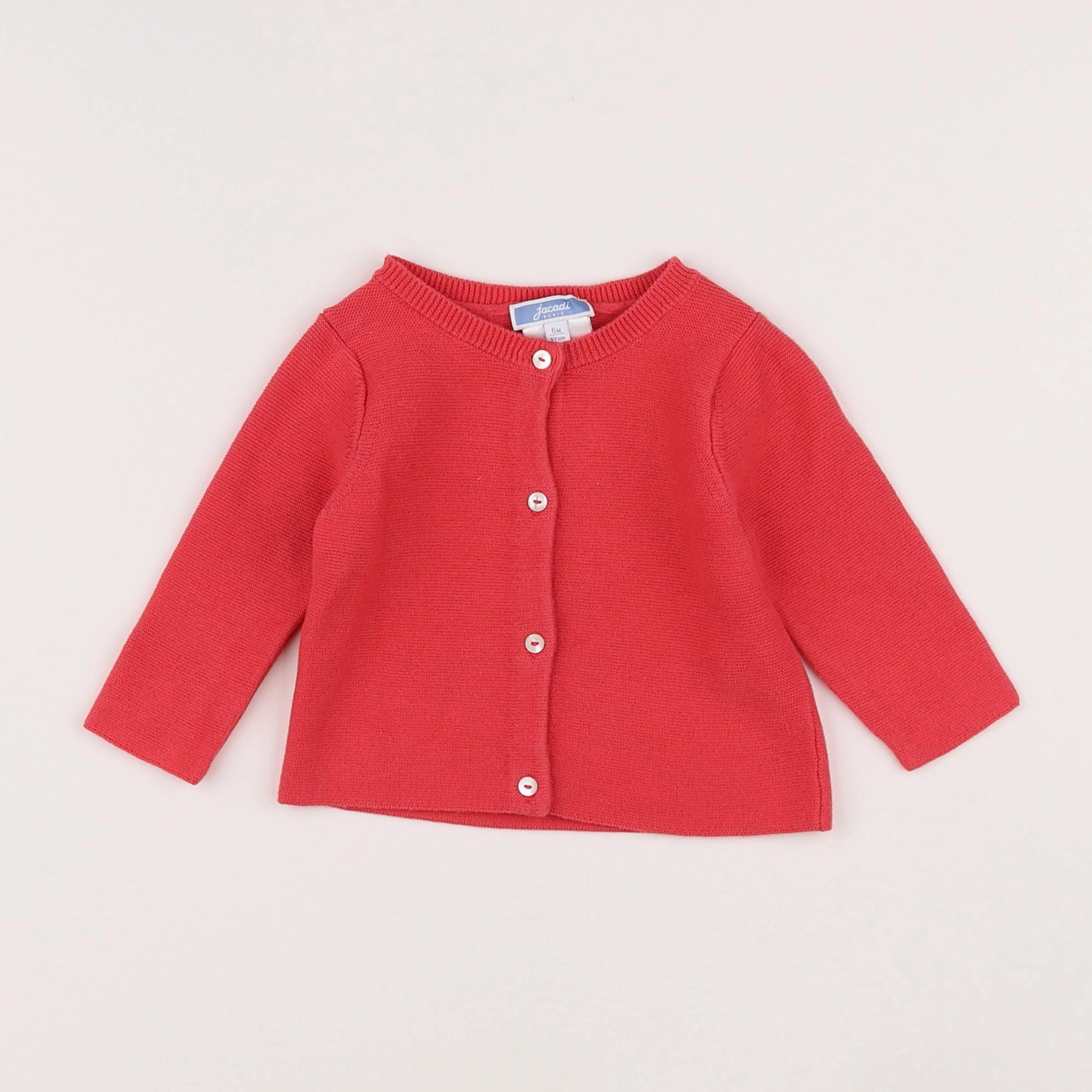 Jacadi - gilet rose - 6 mois