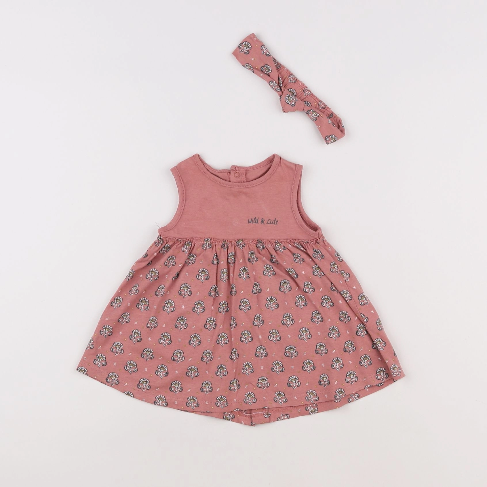 Vertbaudet - ensemble rose - 3 mois