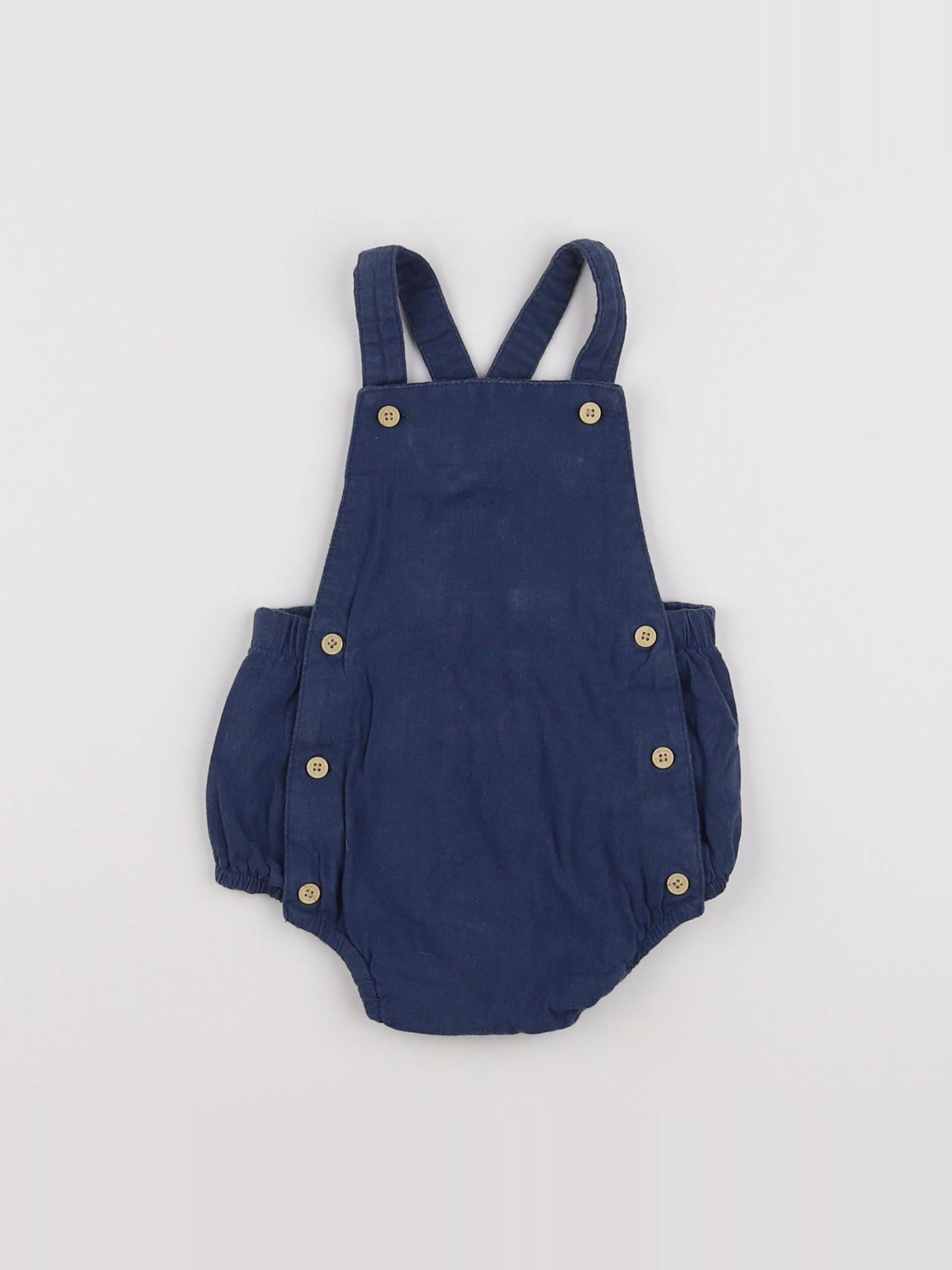 Vertbaudet - salopette bleu - 9 mois