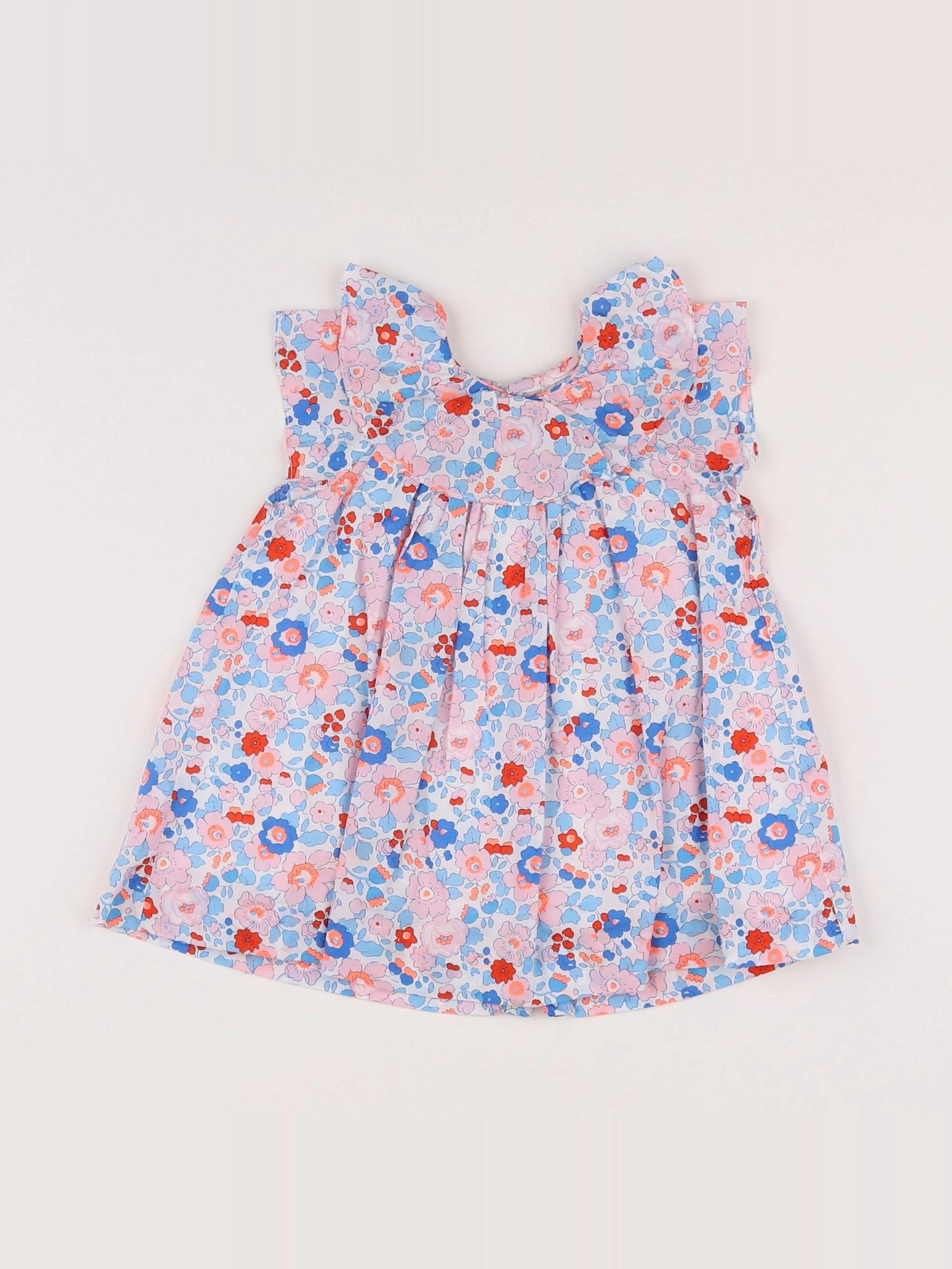 Jacadi - robe liberty multicolore - 6 mois
