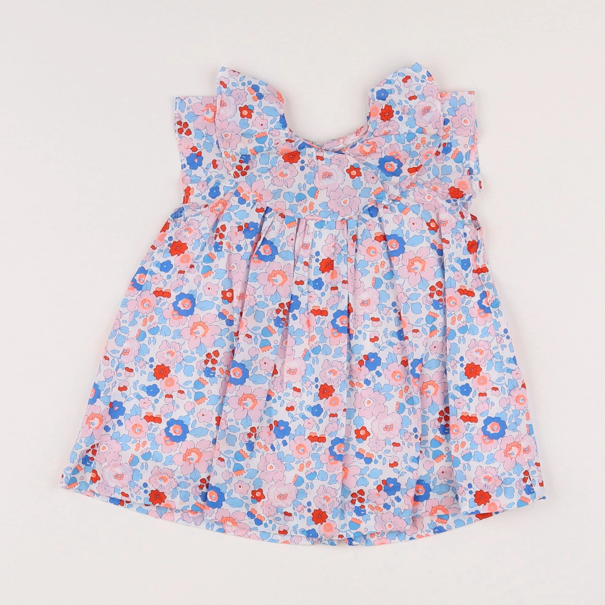 Jacadi - robe liberty multicolore - 6 mois