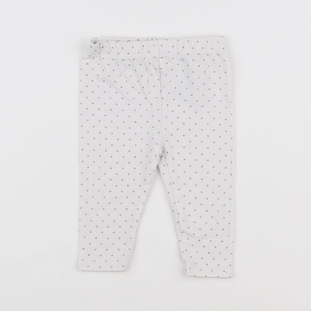 Vertbaudet - legging blanc - 6 mois