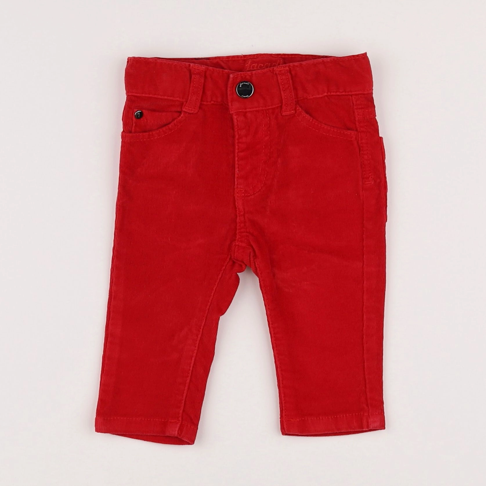 Jacadi - pantalon rouge - 6 mois