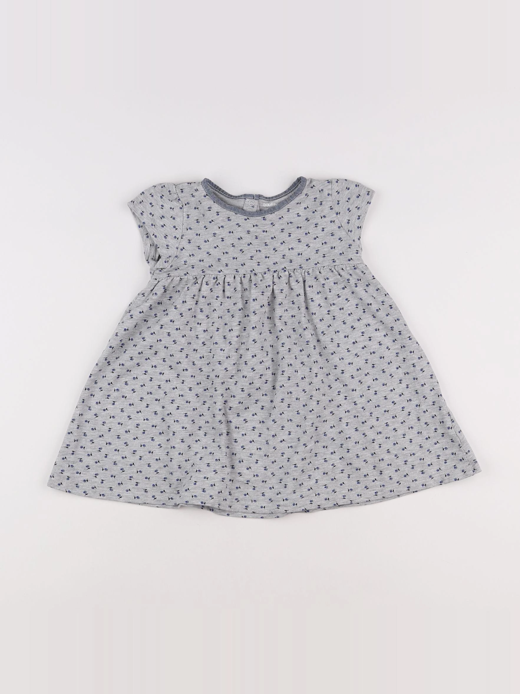 Boutchou - robe gris - 12 mois