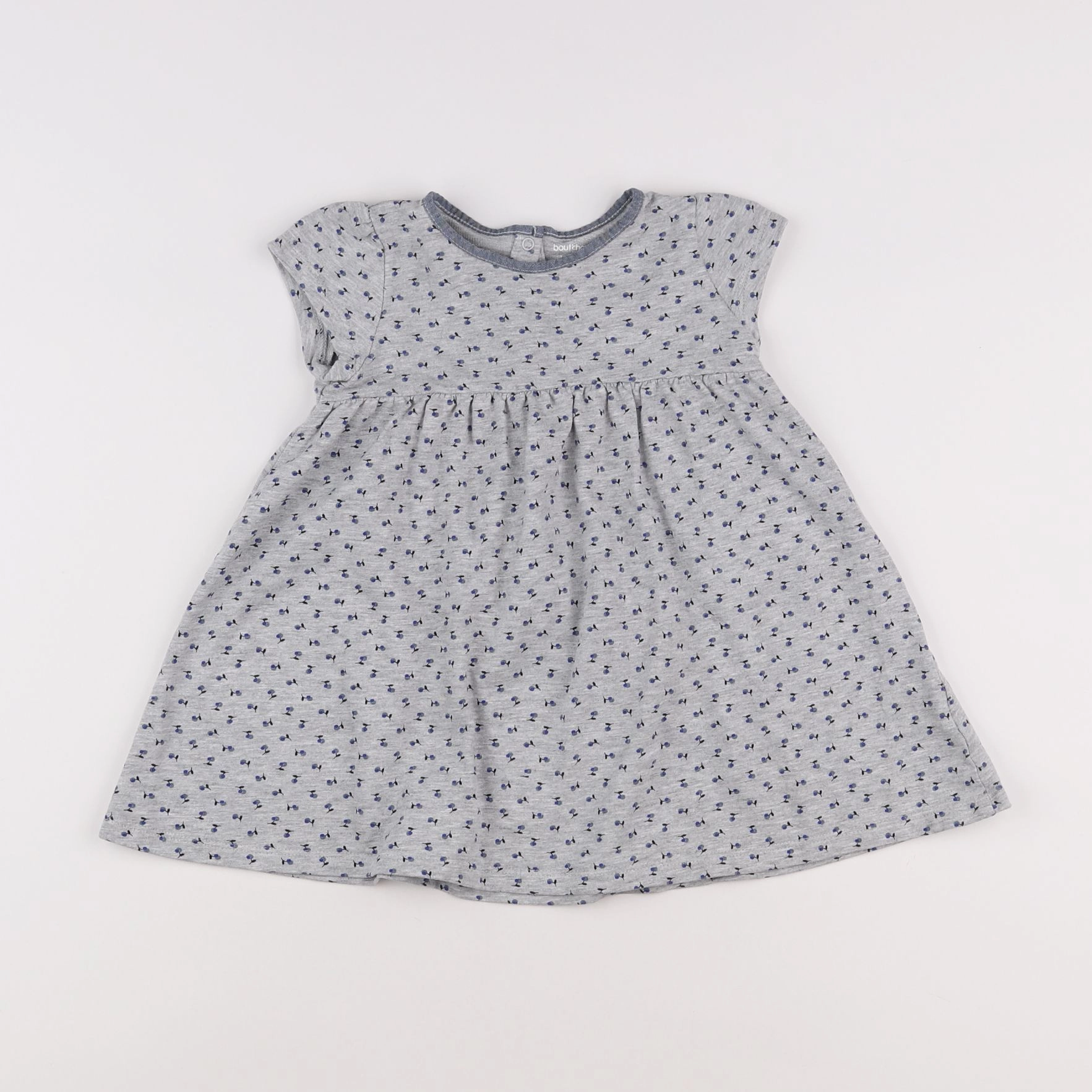 Boutchou - robe gris - 12 mois